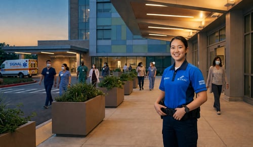 Armed security services hospital