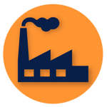 Manufacturing security solutions icon